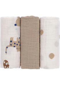 Lässig LÄSSIG , Stoffwindeln »Little Mateys, Einschlag- und Mulltuchset M, Royal Blue« Set, 3 Stk. tlg. , Royal Blue