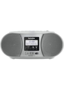 Technisat , Digitalradio (DAB+) »DIGITRADIO 1990« (Bluetooth Digitalradio (DAB+) UKW mit RDS 3 W) CD-Player , silber , 60 Stationsspeicher
