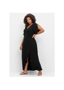 sheego , Damen , Sommerkleid »Jerseykleid« , schwarz , Normalgrößen , 40 -Normalgrößen , 40
