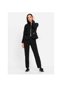 Heine , Damen , Hosenanzug , schwarz , Normalgrößen , 38 -Normalgrößen , 38 , gewebte Qualität