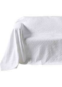 Pereira da Chuna , Tagesdecke , wei&szlig; , 100% Baumwolle , B/L: 270 cm x 160 cm