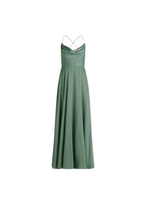 Vera Mont , Abendkleid »Abendkleid mit Wasserfallausschnitt« , Foggy Green , EURO , 40 -EURO , 40 , Passform: Figurumspielend