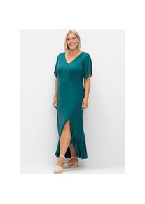 sheego , Damen , Sommerkleid »Jerseykleid« , petrol , Normalgrößen , 46 -Normalgrößen , 46