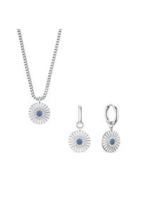Bering | Ensemble de Bijoux | Arctic Bloom | argent&eacute; brilliant | Arctic-Flowers-Set-steel-blue