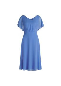 Vera Mont, Damen, Cocktailkleid &raquo;Cocktailkleid kurzarm&laquo;, Paris Blue, EURO, 44 -EURO, Paris Blue, Passform: Ausgestellt