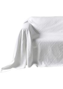 Pereira da Chuna , Tagesdecke , weiß , 100% Baumwolle , B/L: 190 cm x 250 cm