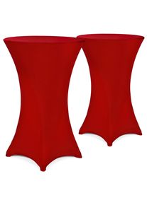 Detex Salvamanteles Juego de 2 Burdeos Ø70cm