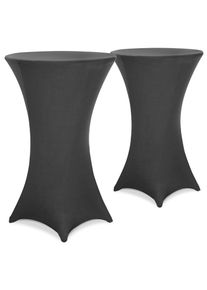 Detex Salvamanteles Juego de 2 Antracita Ø80cm