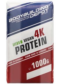 Bodybuilding Depot Vegan 4K Protein, 1000 g Papiertüte, Neutral