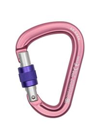 Beal Be Safe Screw HMS carabiner pink