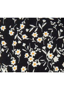 Tchibo - Florales Hemdblusenkleid - Damen - Gr. 38 - schwarz/geblümt