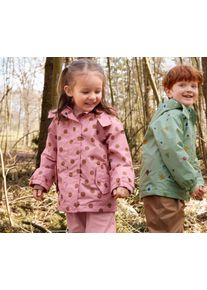 Tchibo - Thermo-Regenjacke - Mädchen - Gr. 98/104 - rosa/gepunktet