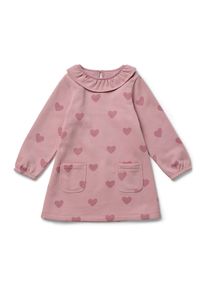 Tchibo - Kinder-Sweatkleid - Mädchen - Gr. 110/116 - dunkelrosa