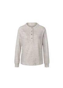 Tchibo - Sweatshirt mit Knopfleiste - Damen - Gr. S - beige