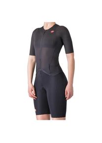 Castelli Women's Free Sanremo Tri Suit S/S Cycling skinsuit Women (XS, grey)