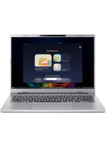 Acer Aspire 14 AI OLED (14", 1000 GB, 16 GB, DE, AMD Ryzen AI 5 330), Notebook, Silber