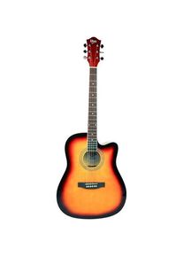 NO NAME V-TONE AG TWO SB 4/4 Sunburst Westerngitarre (Westerngitarre), Gitarre, Bronze