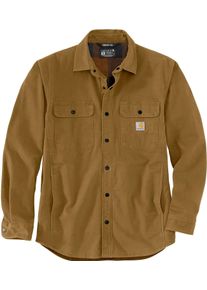 Carhartt Rugged Flex Canvas Fleece, chemise/veste textile , couleur: Marron (B33) , taille: M