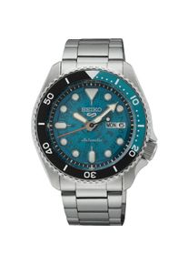 Seiko, Armbanduhr, 5 Sports Automatic, Silber, (Analoguhr, 43 mm)