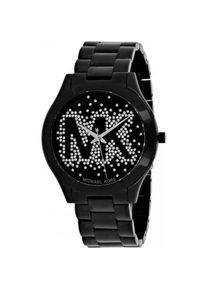 Michael Kors, Armbanduhr, Black Logo, Schwarz, (42 mm)