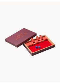 PRINTWORKS Hra Shut the Box Modrá, Červená Drevo Š 28 x D 20 cm