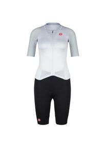 Castelli Women's Free Sanremo Tri Suit S/S Cycling skinsuit Women (M, grey)
