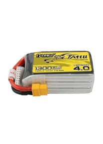 Gens ace &Tattu - 1300 mAh 22.2 V 130C 6S1P XT60 Battery R-Line 4.0