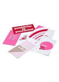 Tchibo - Súprava pohľadníc a obrázkov - farba: biela