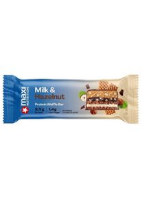 MaxiNutrition Protein Waffle Bar, 1 x 40 g Riegel, Milk & Hazelnut