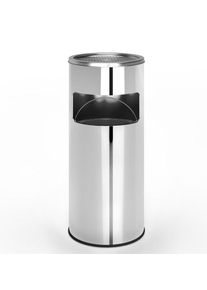 Jago Szemeteskuka hamutartóval 17 L ezüst