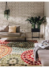 benuta Nest Inne- og utend&oslash;rs teppe Artis Beige/Veelkleurig 160x235 cm Sammendrag