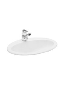 Laufen Einbau-Waschtisch H8113910000001 weiß, 57 x 45 cm, 1 Hahnloch