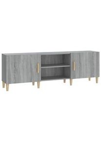 vidaXL Mueble para TV madera contrachapada gris Sonoma 150x30x50 cm
