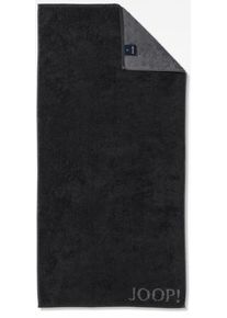JOOP! Ręcznik 'Doubleface' dla mężczyzn ciemnoszary / czarny Rozmiar One Size