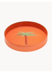Anna + Nina Decorative Tray Palm Tree Orange Wood B 32 x H 6 cm