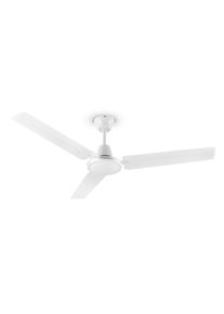 Klarstein Spin Doctor, feh&eacute;r, 55W, mennyezeti ventil&aacute;tor, 122cm, 3 kar, rozsdamentes ac&eacute;l