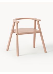 nobodinoz Silla infantil de madera de haya Growing Green Rosa claro Madera, Madera maciza An 45 x F 39 cm