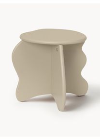 Ferm Living Kids Taburete infantil de madera Slope Beige Madera An 36 x Al 30 cm