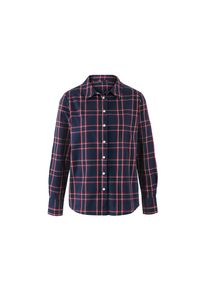 Tchibo - Karierte Bluse aus Baumwoll-Flanell - Damen - Gr. 46 - dunkelblau/kariert