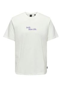 Only & Sons Only & Sons Koszulka 'KYE' dla mężczyzn niebieski / ż&oacute;łty / fioletowy / biały Rozmiar M