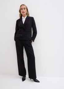 Tailleur pantalon (ens. 2 pces) - noir - taille 56 - bonprix