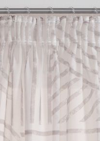 Voilage à imprimé graphique (1 pce) - marron - taille 145x135 cm - bonprix