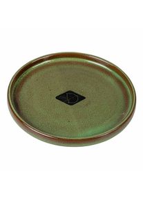 D&D D&D Home Keramiknapf Jasper gr&uuml;n 13cm