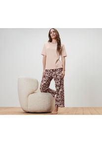 Tchibo - Piżama - dla pań - rozmiar S 36/38 - kolor: brązowy/beżowy