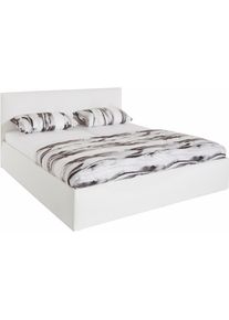 Westfalia Schlafkomfort Polsterbett inkl. Bettkasten bei Ausführung mit Matratze in weiß, Größe B/L/H: 110 cm x 210 cm x 42 cm