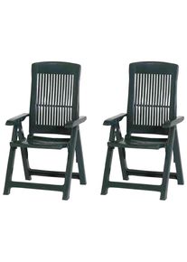 ProGarden Gartensessel »Tampa« Set in grün, Größe B/H/T: 44 cm x 111 cm x 50 cm