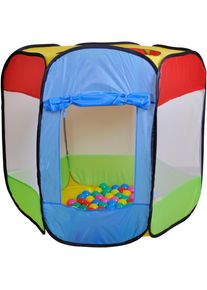 KNORRTOYS Spielzelt »Bendix« sechseckiges Zelt; Seitenwände aus Gaze in bunt