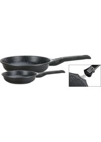 GSW Pfannen-Set »Easy Click« Aluminiumguss Set in schwarz, Größe Ø 28 cm