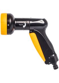 Maximex Bewässerungssystem () Gartenbewässerungsbrause mit 4 Brausestrahlarten in schwarz