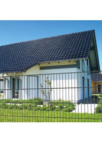 Peddy Shield Einstabmattenzaun 100 cm hoch in grau, Größe H/L: 100 cm x 6 m